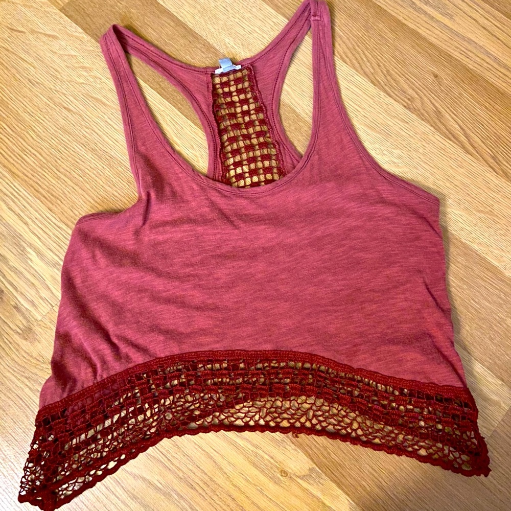 Red tank top